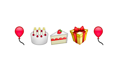 the Line Birthday Emoji