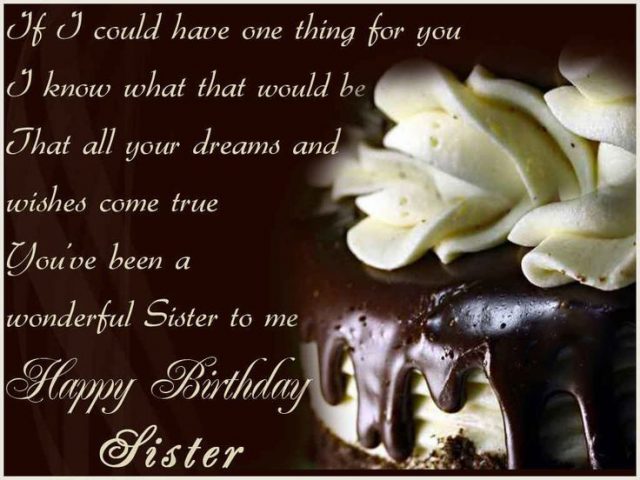 top Birthday Wishes for Sister