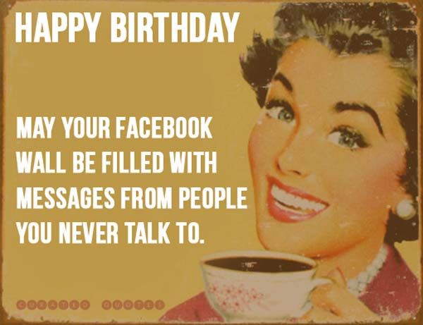 Birthday Funny Meme on Facebook