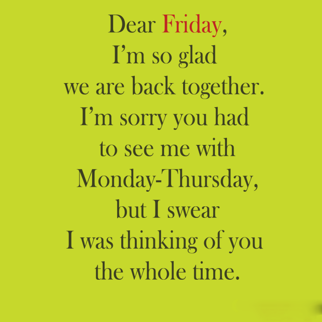 Glad Happy Friday quotes