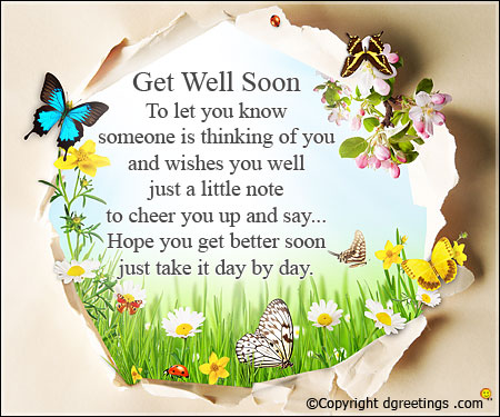 Hopeful get well soon messages