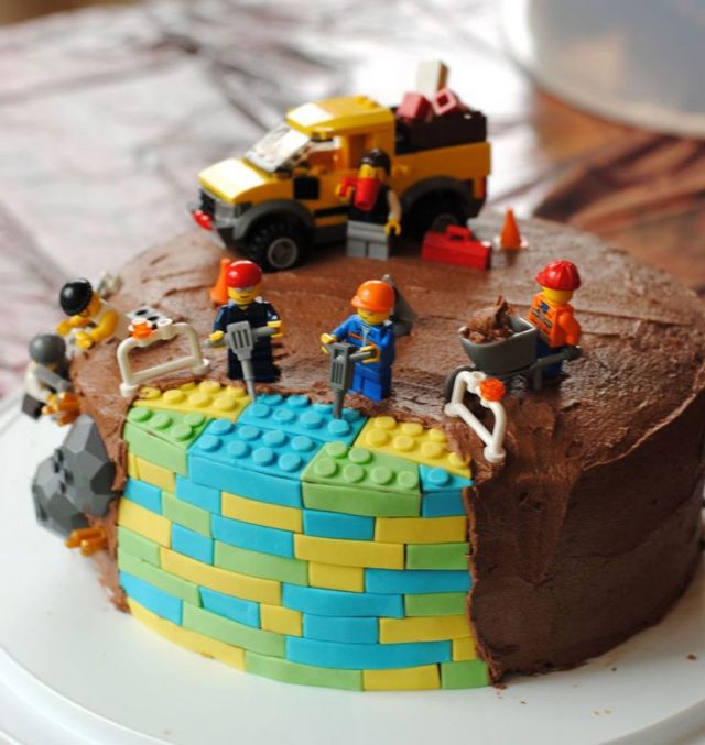 LEGO Birthday Cake for Little Boys