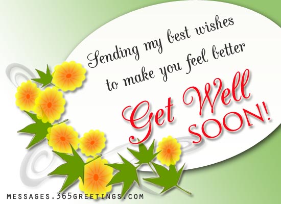 Simple get well soon messages
