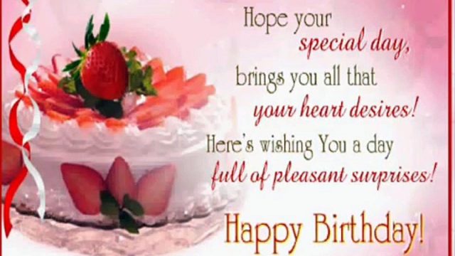 Special happy birthday pictures for messages