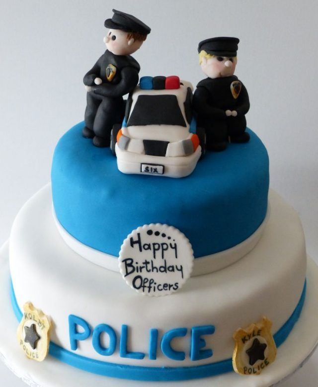 Unique Birthday Cake – Police Officers