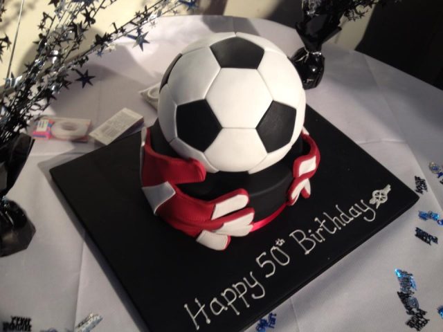 Unique Birthday Cake – football cake