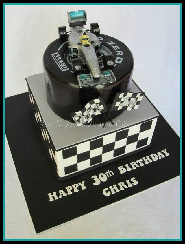 Unique Birthday Cake – race car