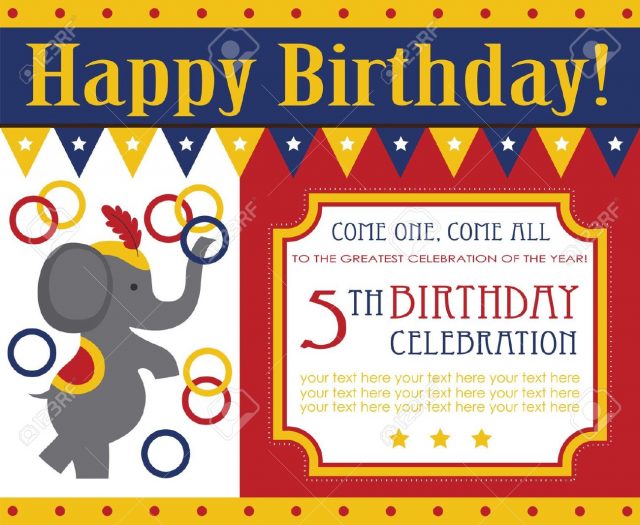 free printable birthday cards – the elephant