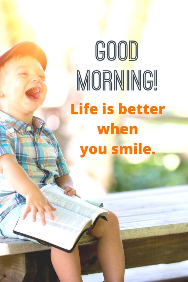 good morning quotes – smiley