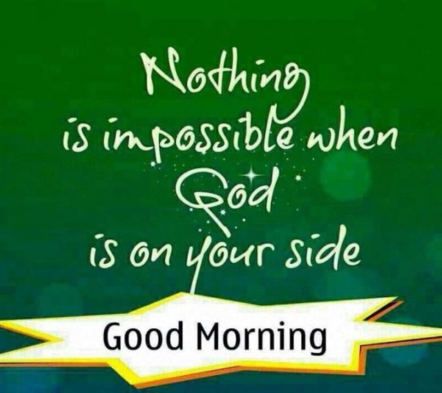 good morning quotes with God