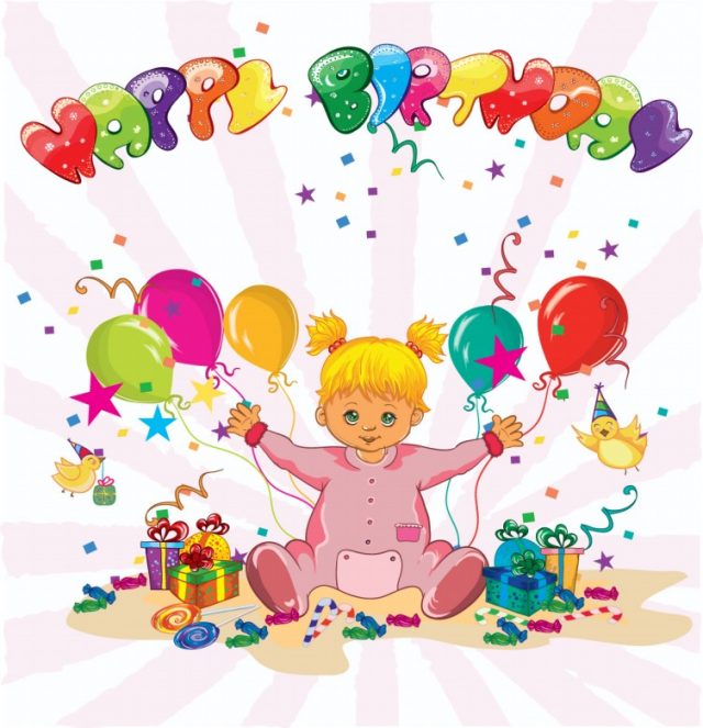 happy birthday pictures for kids – little girls