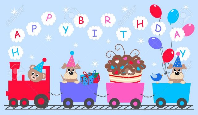 happy birthday pictures for kids – the lovely train